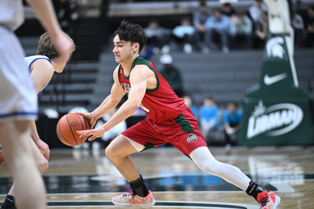 Sacred Heart vs Tri-Unity Christian MHSAA Division 4 title game -- Scott Hasse4